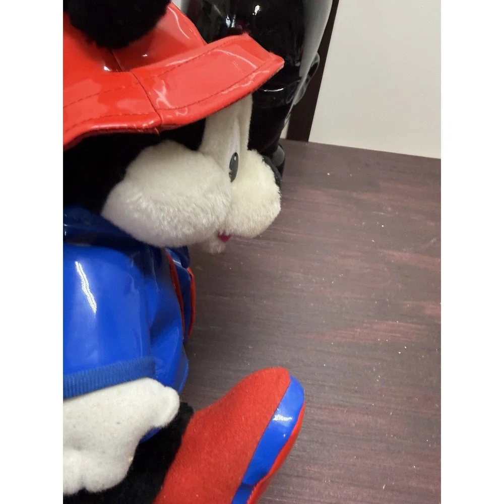 Mickey Mouse Plush in Firefighter Outfit Classic Toy Company Vintage